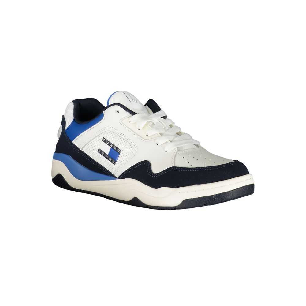 Tommy Hilfiger Blue Polyurethane Men Sneaker - Luxe Nova