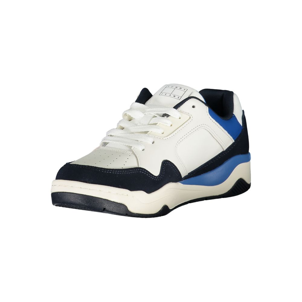 Tommy Hilfiger Blue Polyurethane Men Sneaker - Luxe Nova