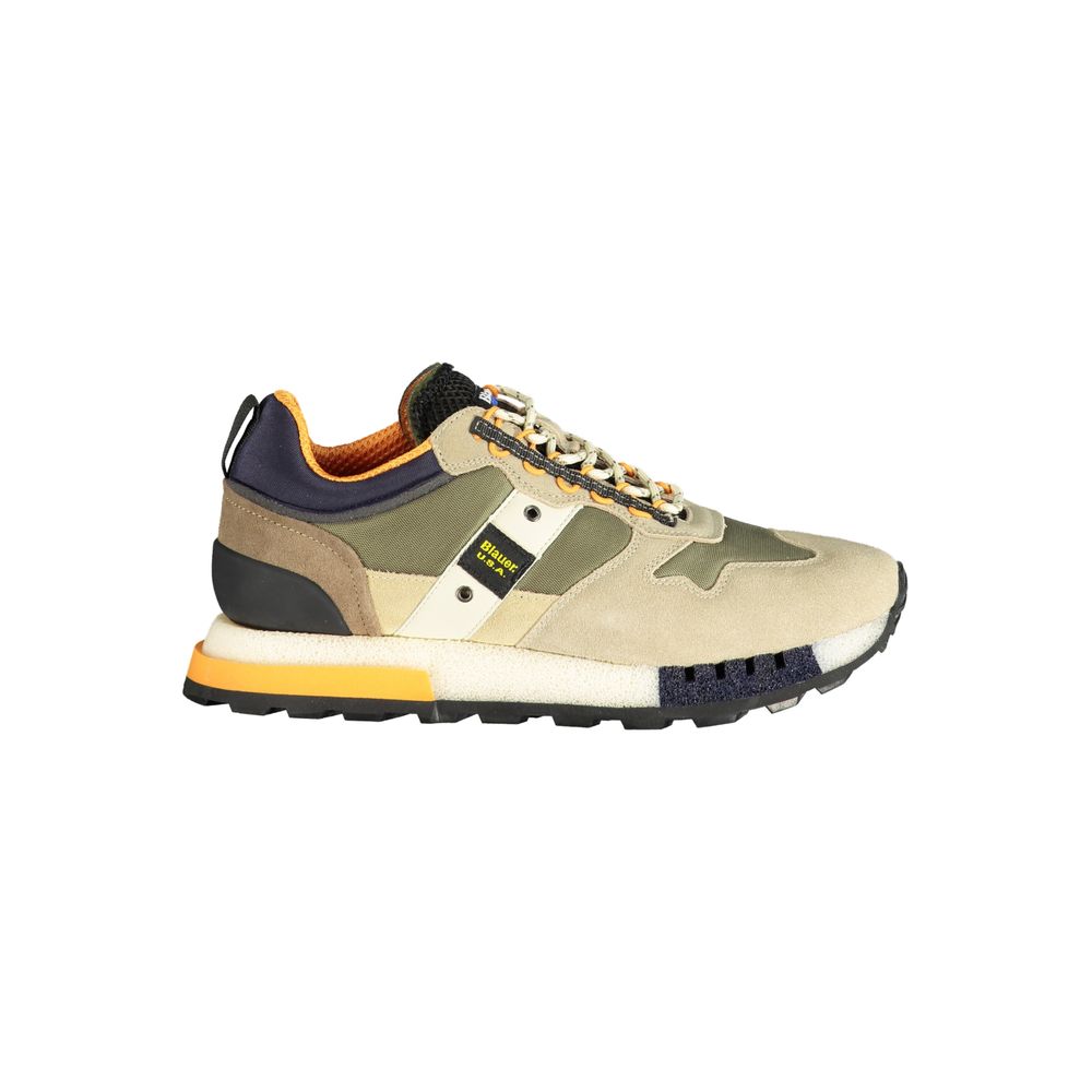 Blauer Verde Polyurethane Men Sneaker - Luxe Nova