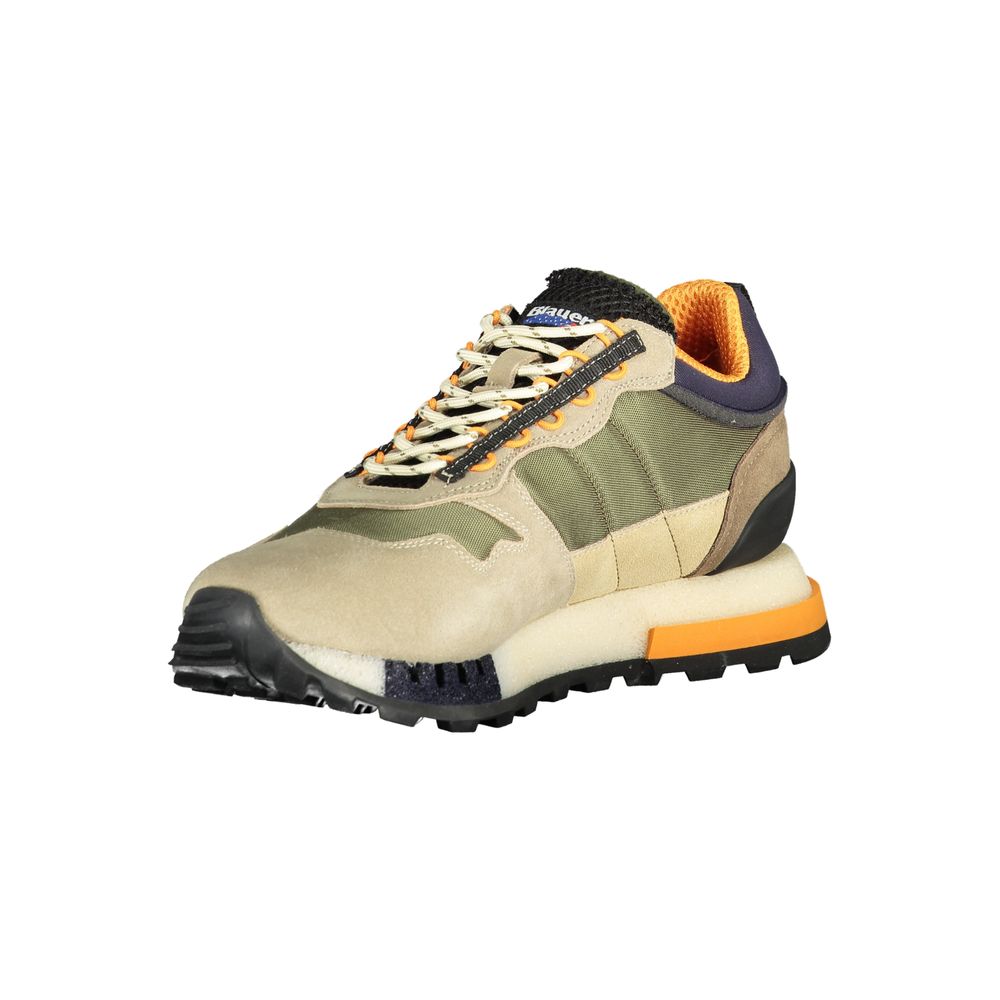 Blauer Verde Polyurethane Men Sneaker - Luxe Nova