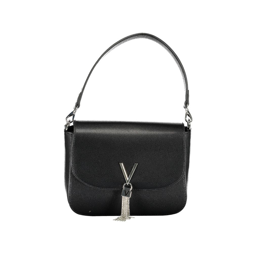 Mario Valentino Black Polyurethane Women Handbag - Luxe Nova