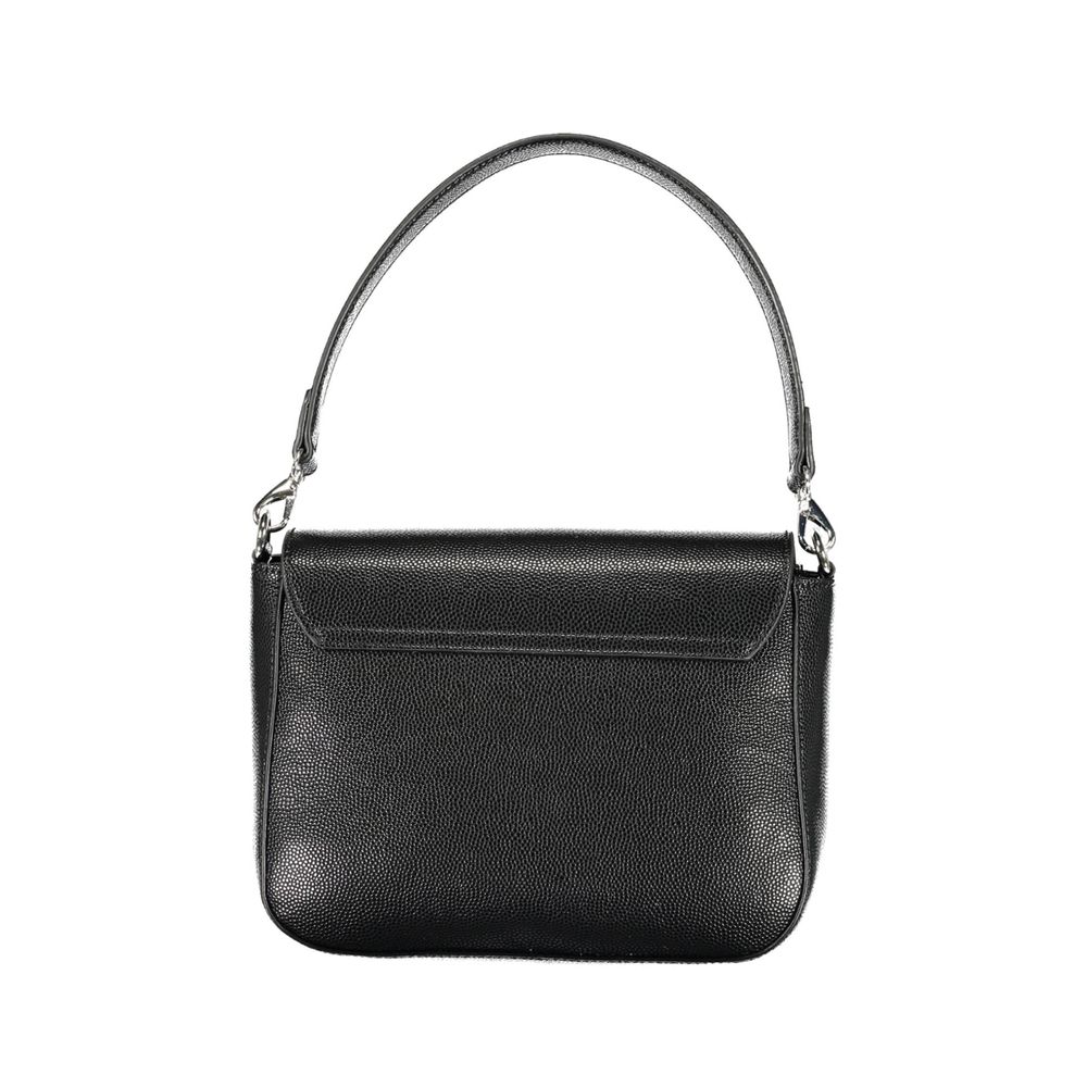 Mario Valentino Black Polyurethane Women Handbag - Luxe Nova