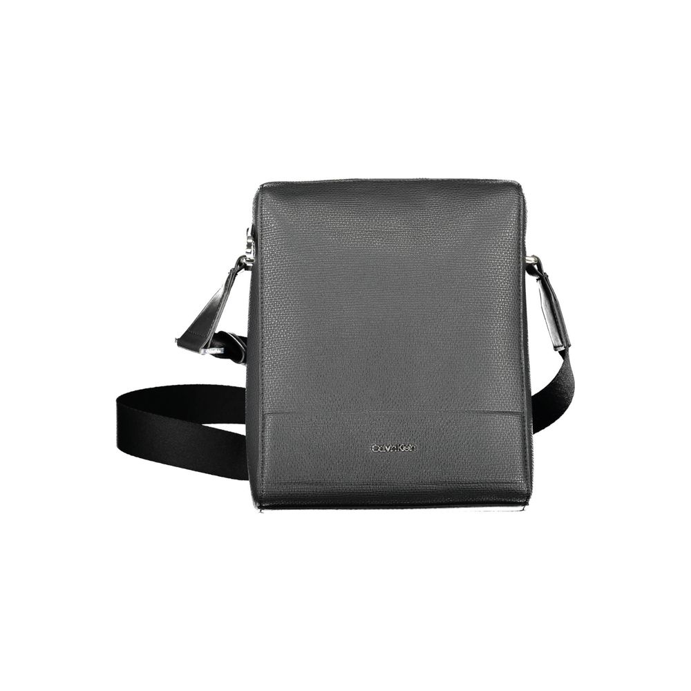 Calvin Klein Black Polyurethane Men Shoulder Bag - Luxe Nova