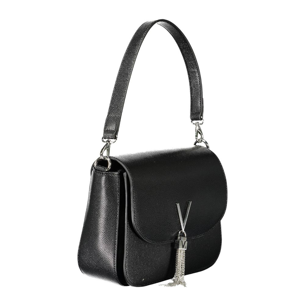 Mario Valentino Black Polyurethane Women Handbag - Luxe Nova