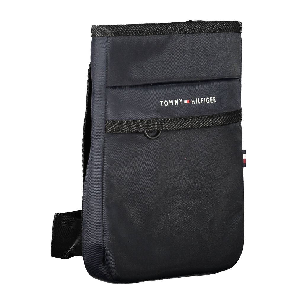 Tommy Hilfiger Blue Polyester Men's Shoulder Bag - Luxe Nova