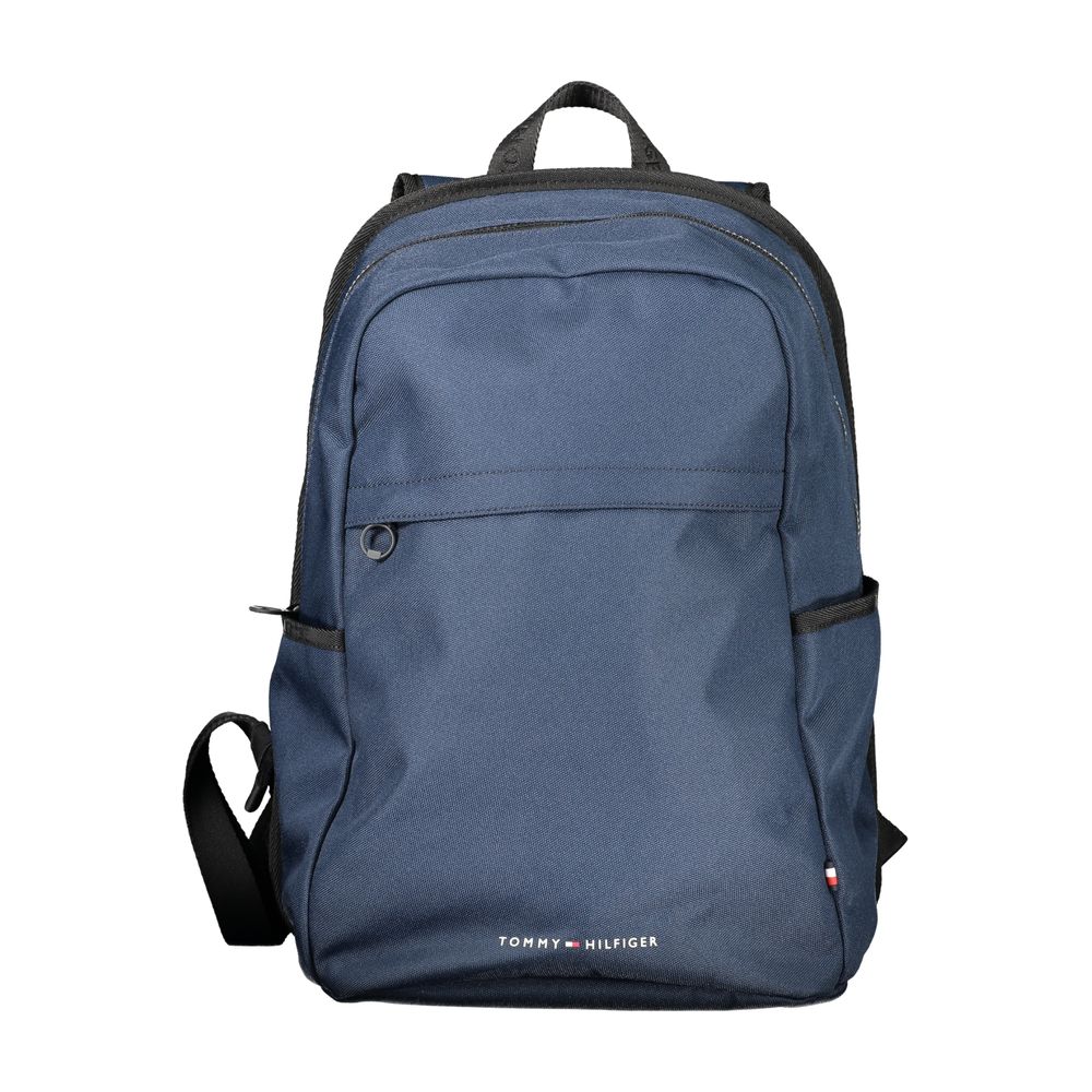 Tommy Hilfiger Blue Polyester Men Backpack - Luxe Nova