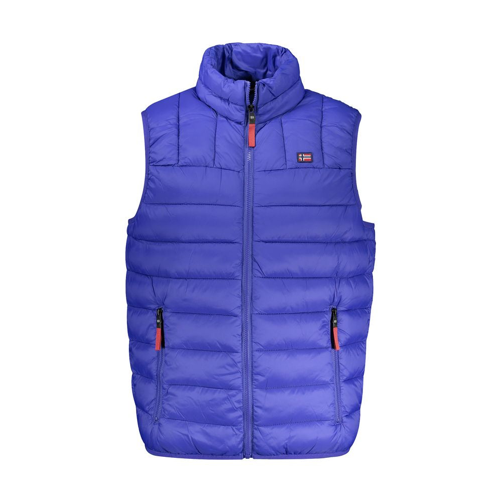 Norway 1963 Blu Poliammide Men's Vest - Luxe Nova