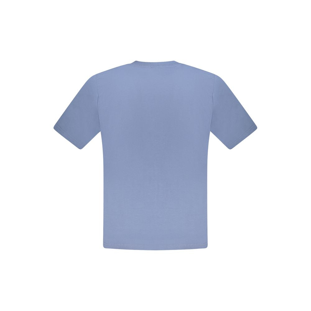 North Sails Blue Cotton Men T-Shirt - Luxe Nova