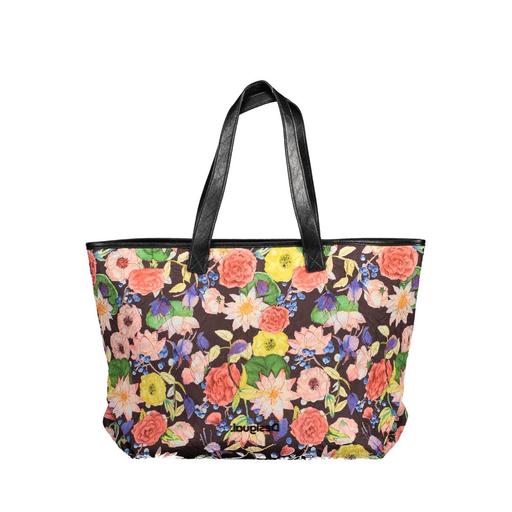 Desigual Black Polyurethane Women Handbag - Luxe Nova