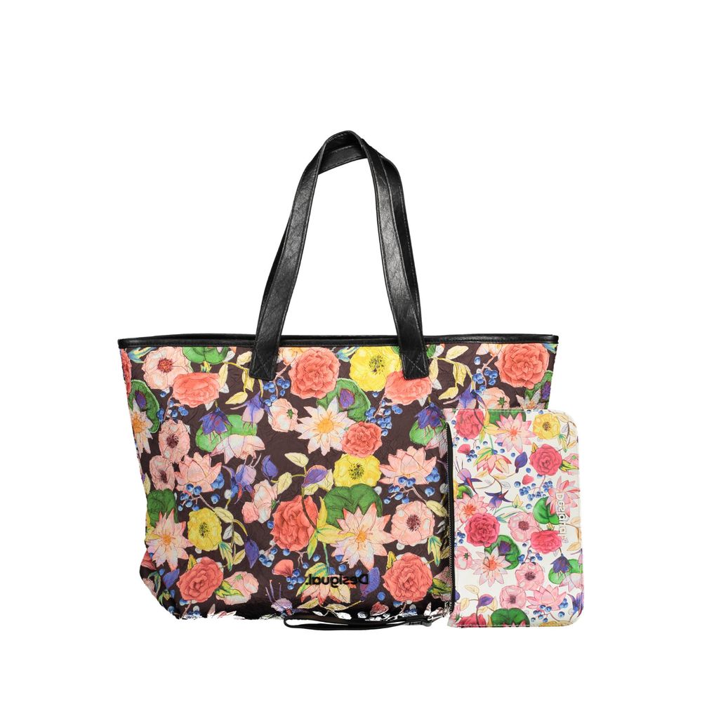 Desigual Black Polyurethane Women Handbag - Luxe Nova