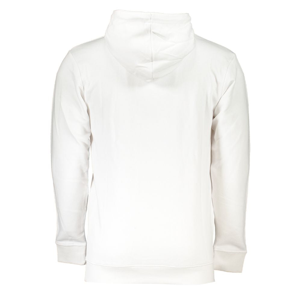 Cavalli Class Bianco Cotton Men Sweatshirt - Luxe Nova