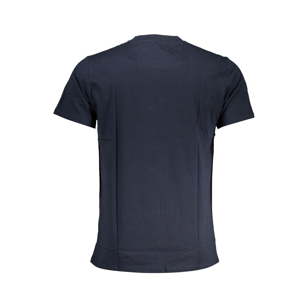 Cavalli Class Blu Cotton Men T-Shirt - Luxe Nova