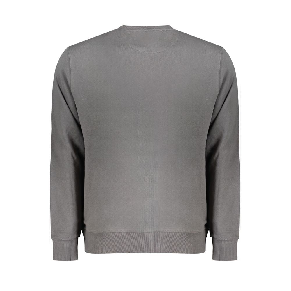 North Sails Grigio Cotton Men Sweatshirt - Luxe Nova