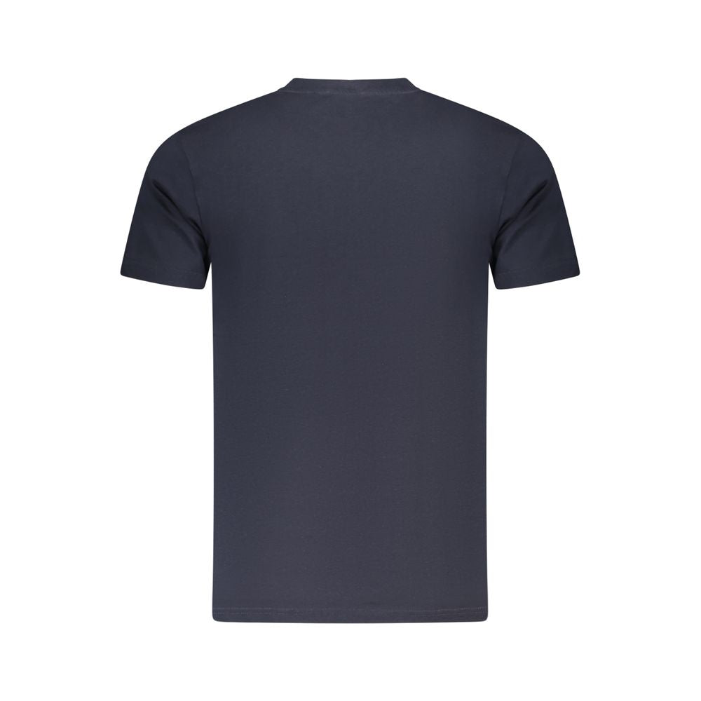 Cavalli Class Blue Cotton Men T-Shirt - Luxe Nova
