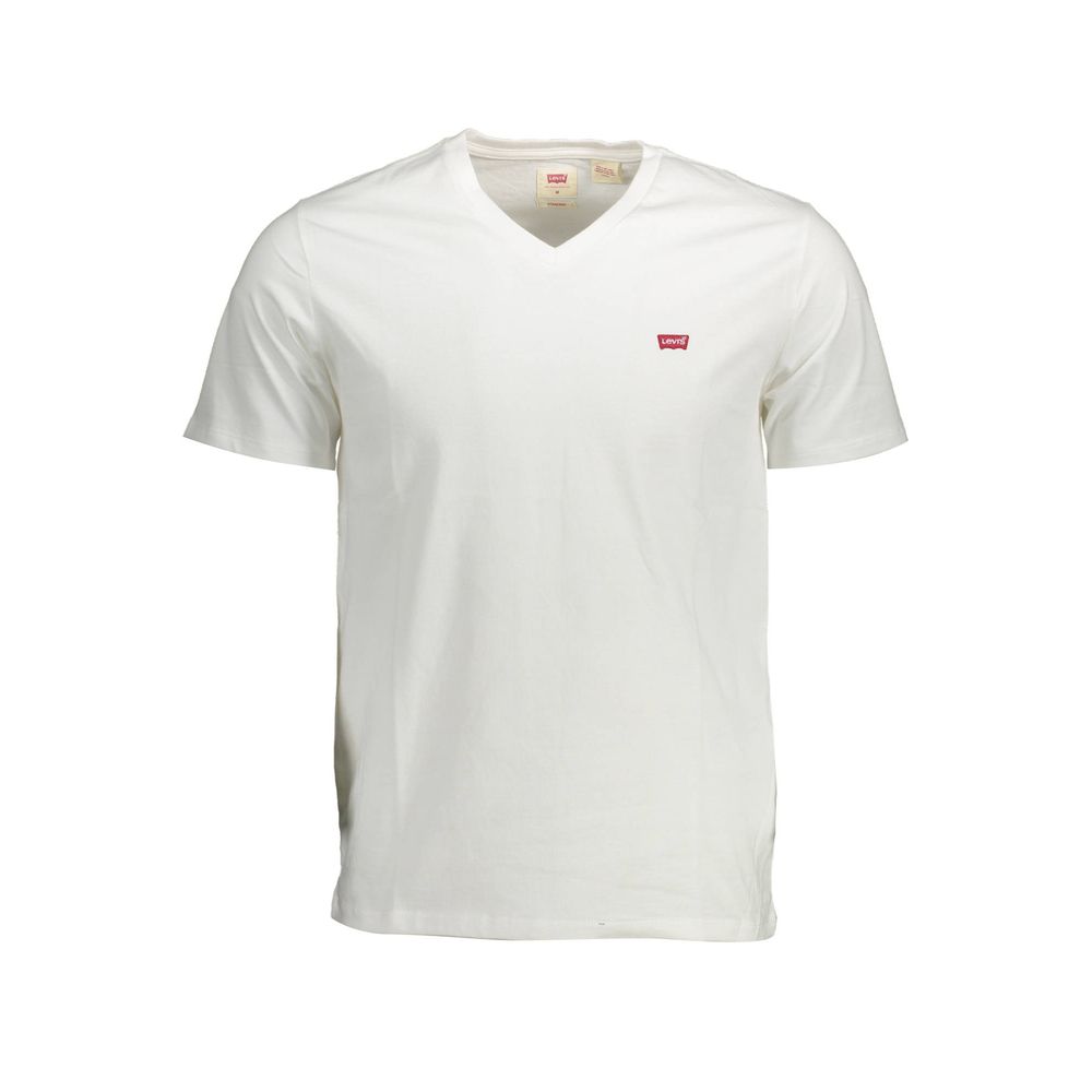 Levi's Bianco Cotton Men T-Shirt