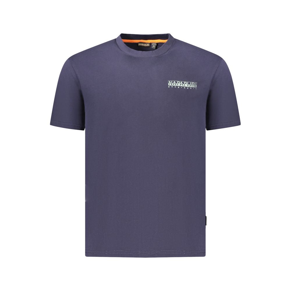 Napapijri Blue Cotton Men's T-Shirt - Luxe Nova