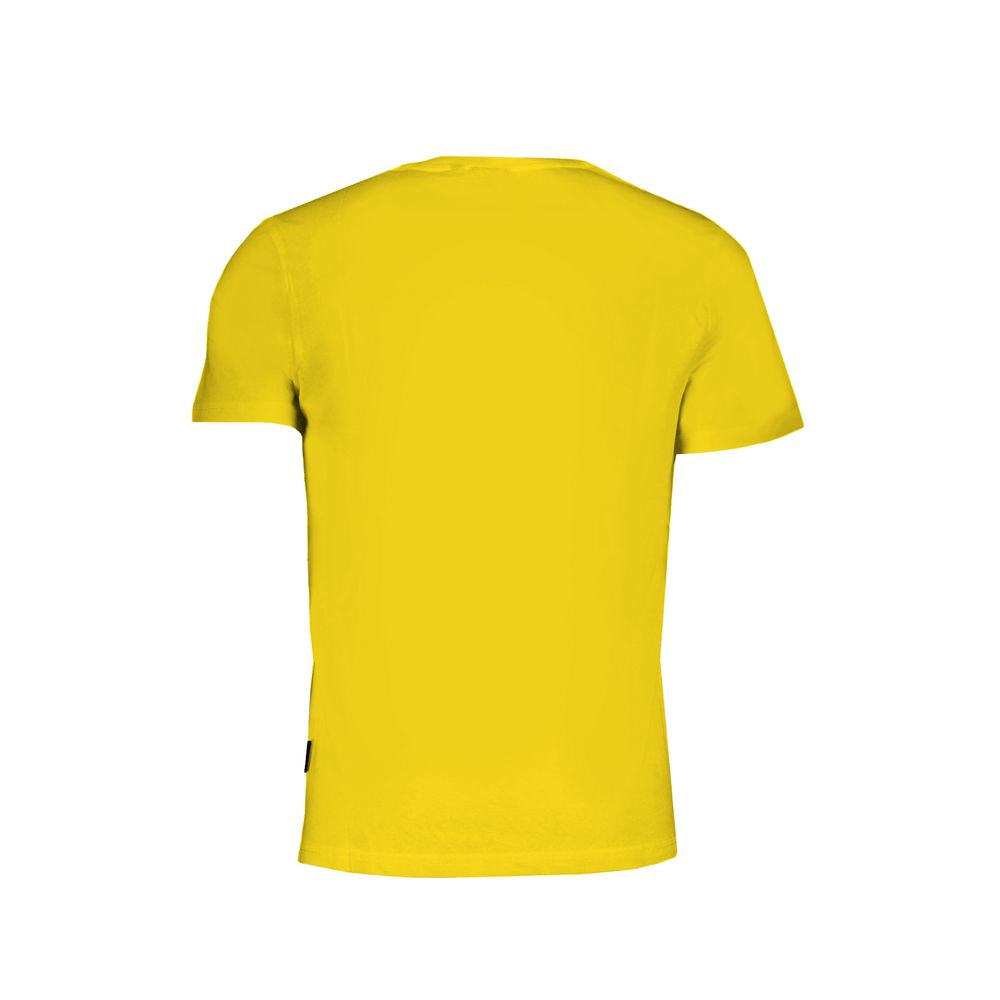 Napapijri Giallo Organic Cotton Men T-Shirt - Luxe Nova