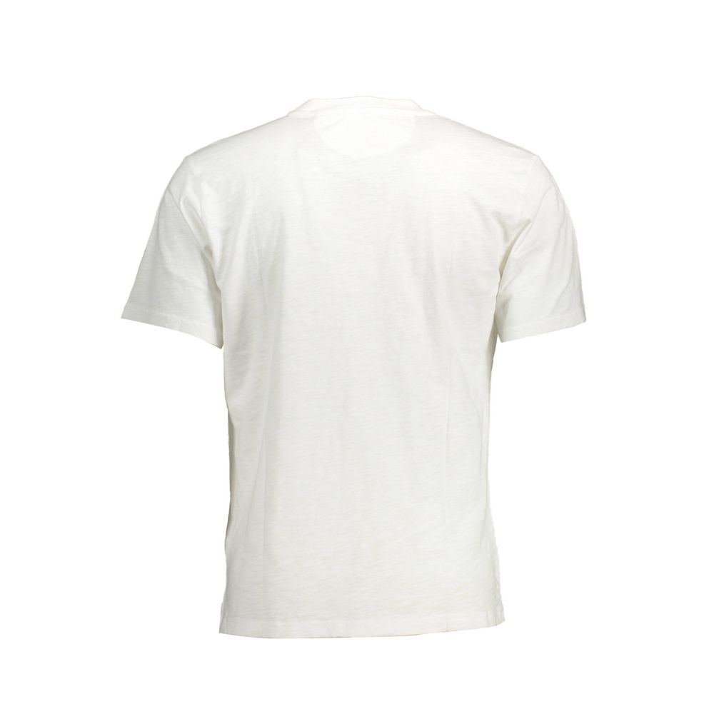 La Martina Bianco Cotton Men T-Shirt - Luxe Nova