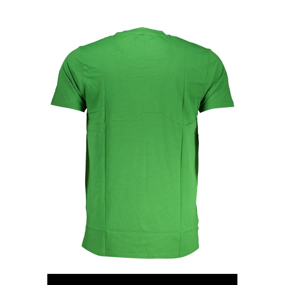 Cavalli Class Verde Cotton Men T-Shirt - Luxe Nova