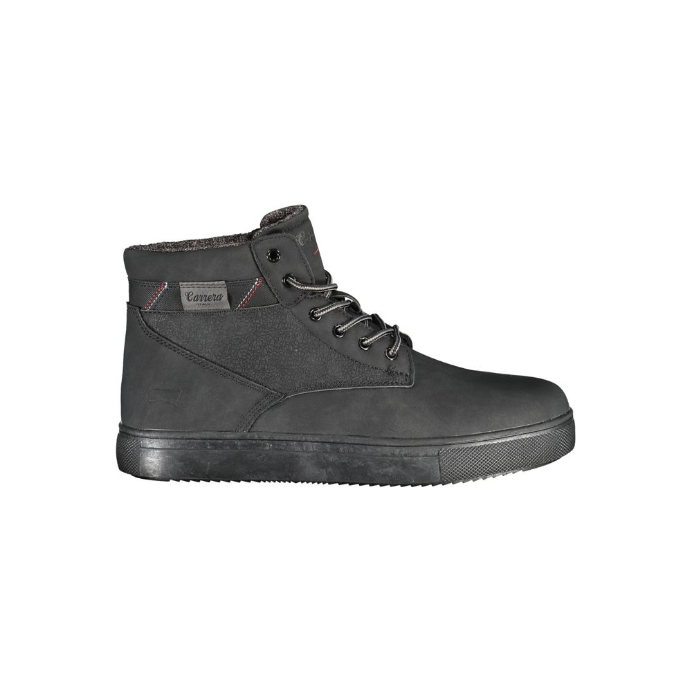 Carrera Black Polyurethane Men's Ankle Boot - Luxe Nova