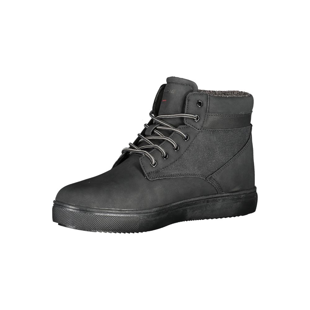 Carrera Black Polyurethane Men's Ankle Boot - Luxe Nova