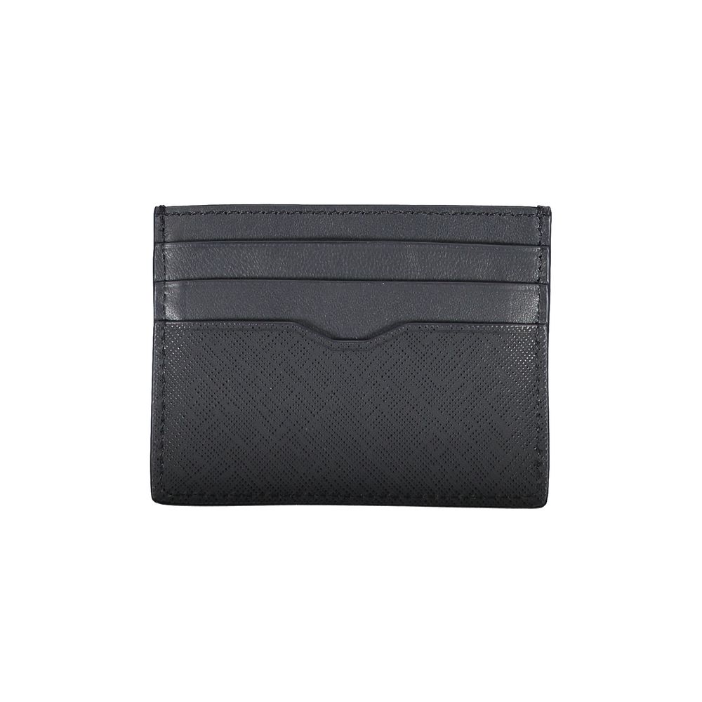 Tommy Hilfiger Blue Leather Men Wallet - Luxe Nova