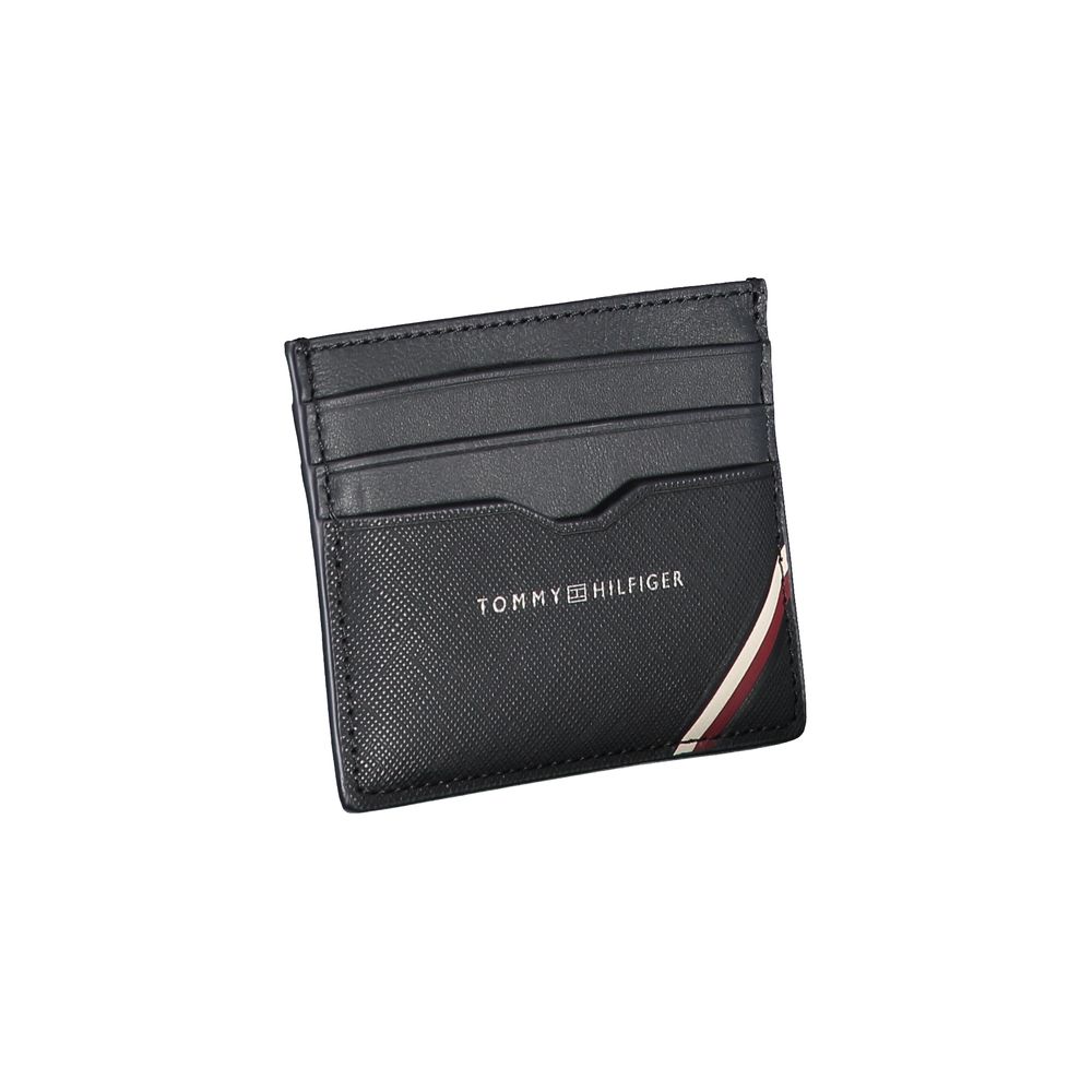 Tommy Hilfiger Blue Leather Men Wallet - Luxe Nova