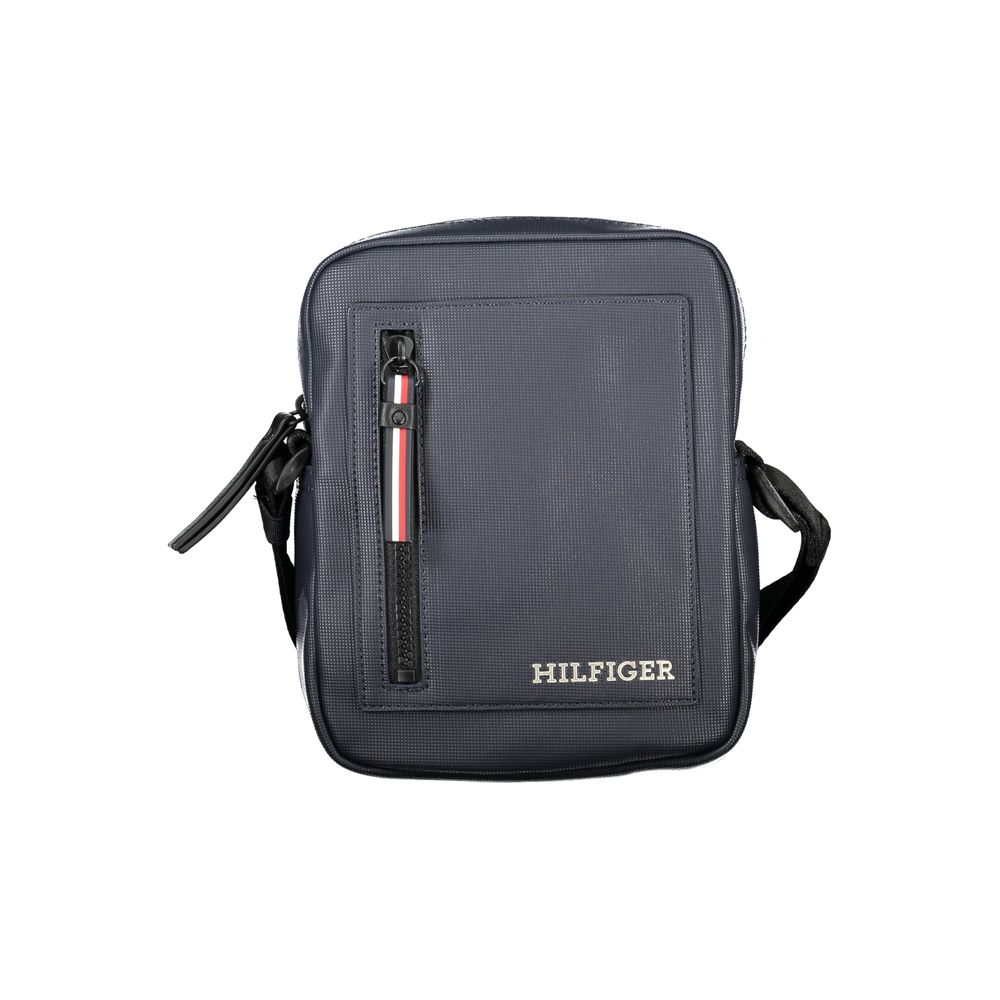 Tommy Hilfiger Blu Poliuretano Men's Shoulder Bag - Luxe Nova