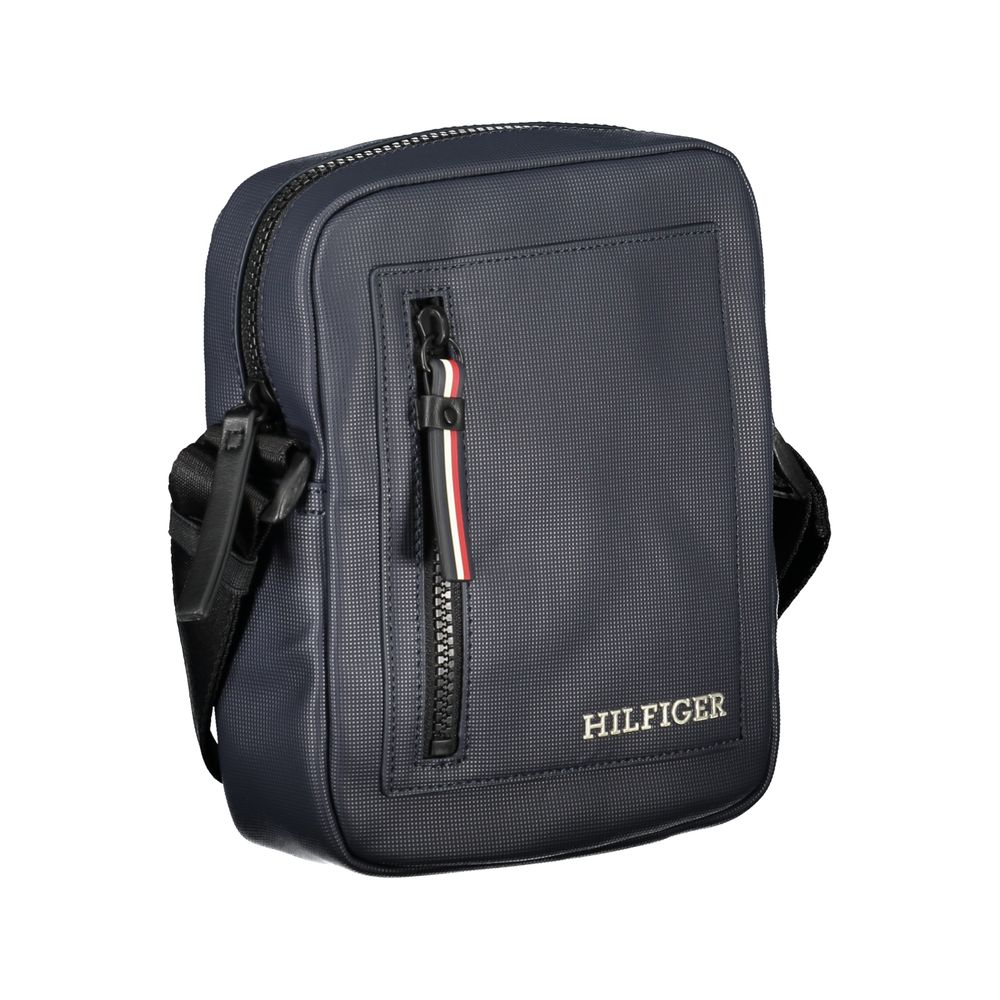 Tommy Hilfiger Blu Poliuretano Men's Shoulder Bag - Luxe Nova