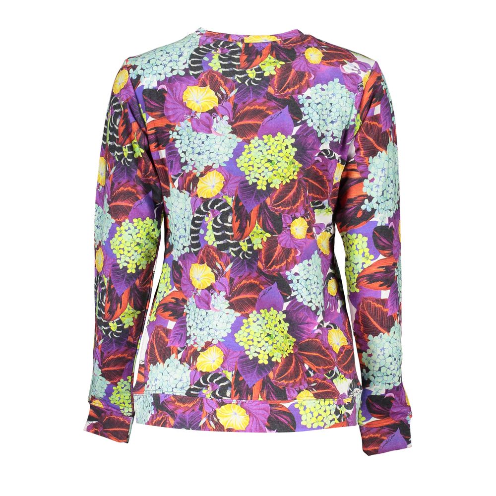 Cavalli Class Purple Cotton Women Sweater - Luxe Nova