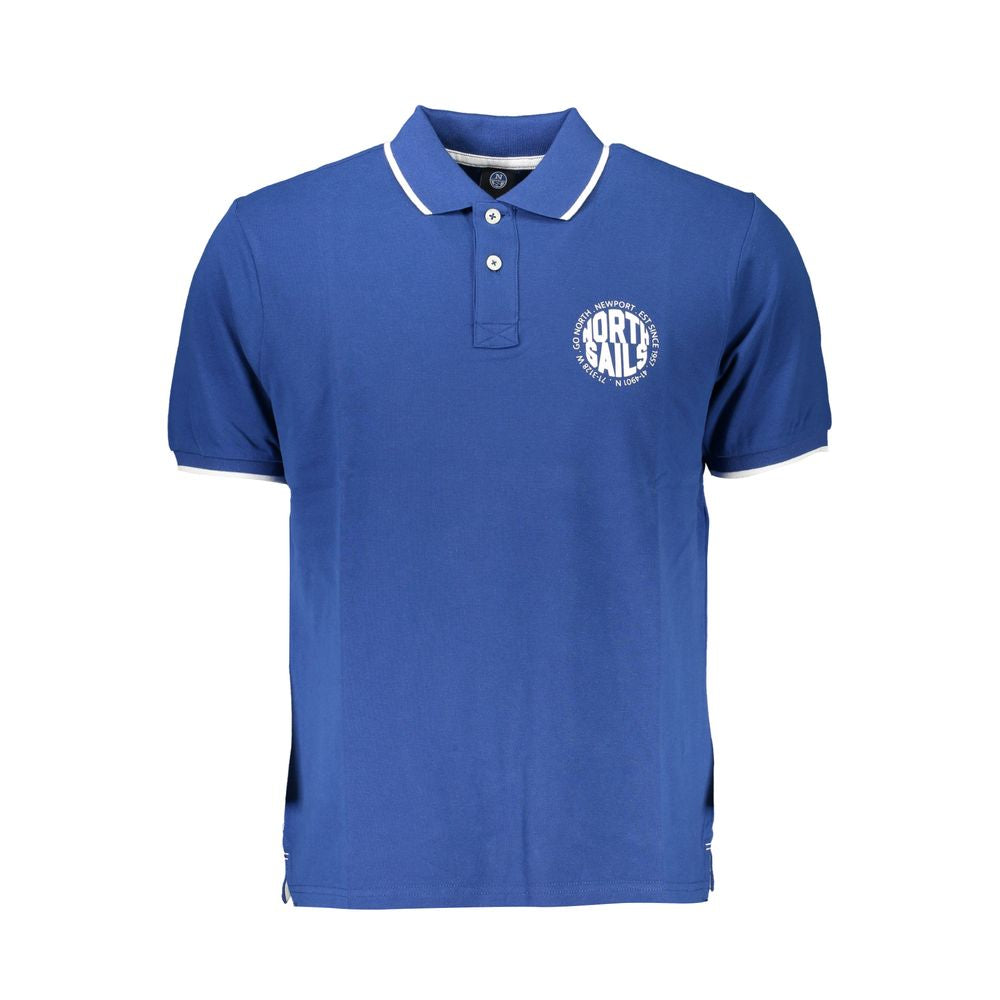North Sails "Blu Cotton Men Polo Shirt" - Luxe Nova