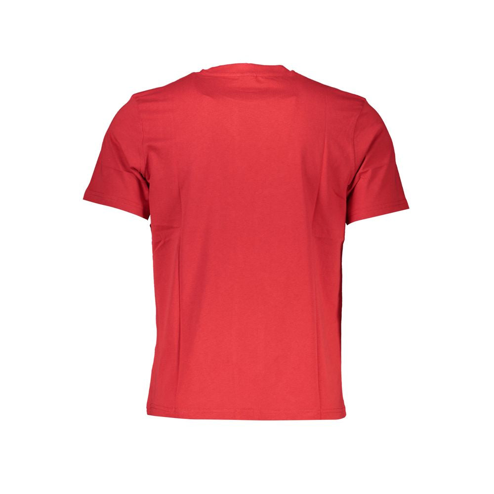 North Sails Red Cotton Men T-Shirt - Luxe Nova