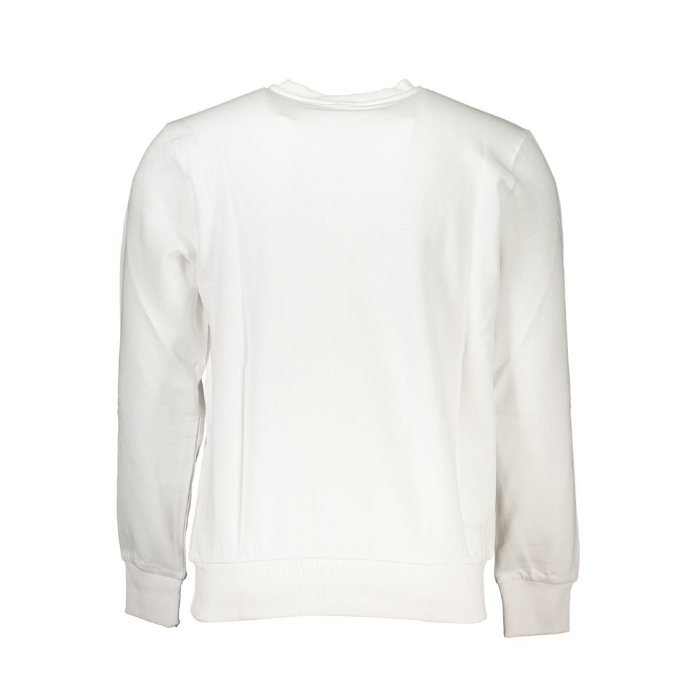 North Sails White Cotton Mens Sweatshirt - Luxe Nova