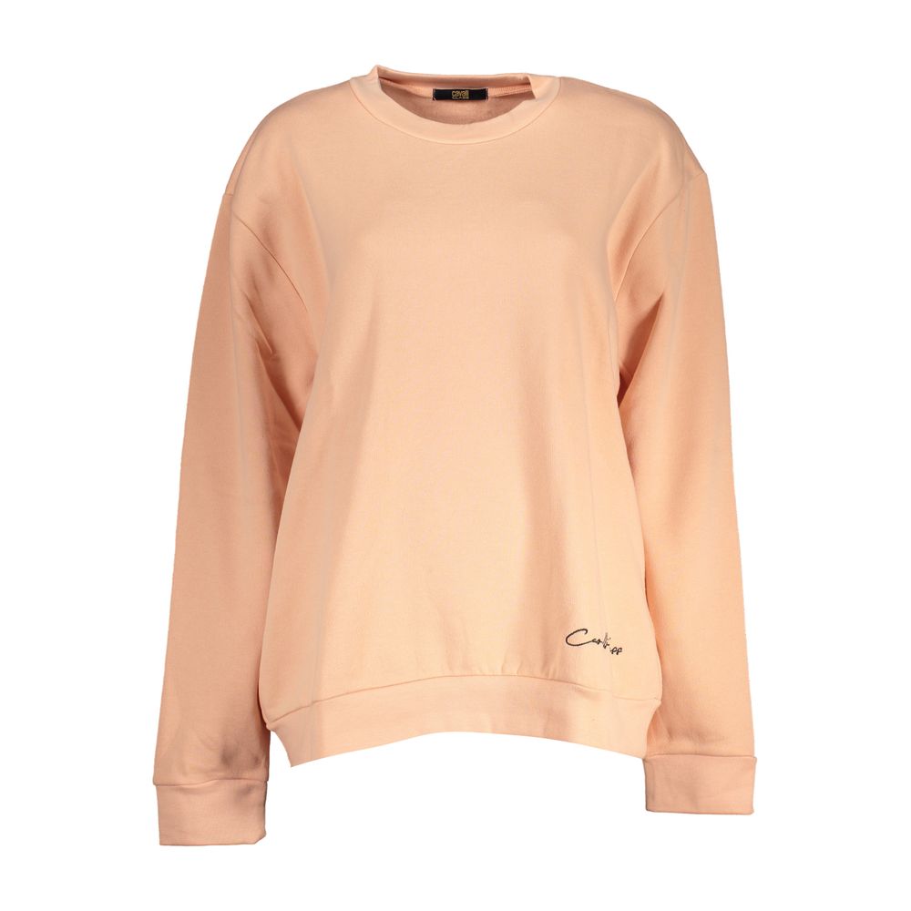Cavalli Class Rosa Polyester Women's Sweatshirt - Luxe Nova