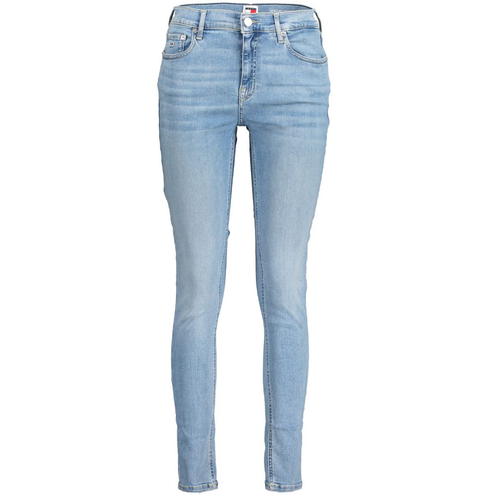 Tommy Hilfiger Azzurro Cotton Women's Skinny Jean - Luxe Nova