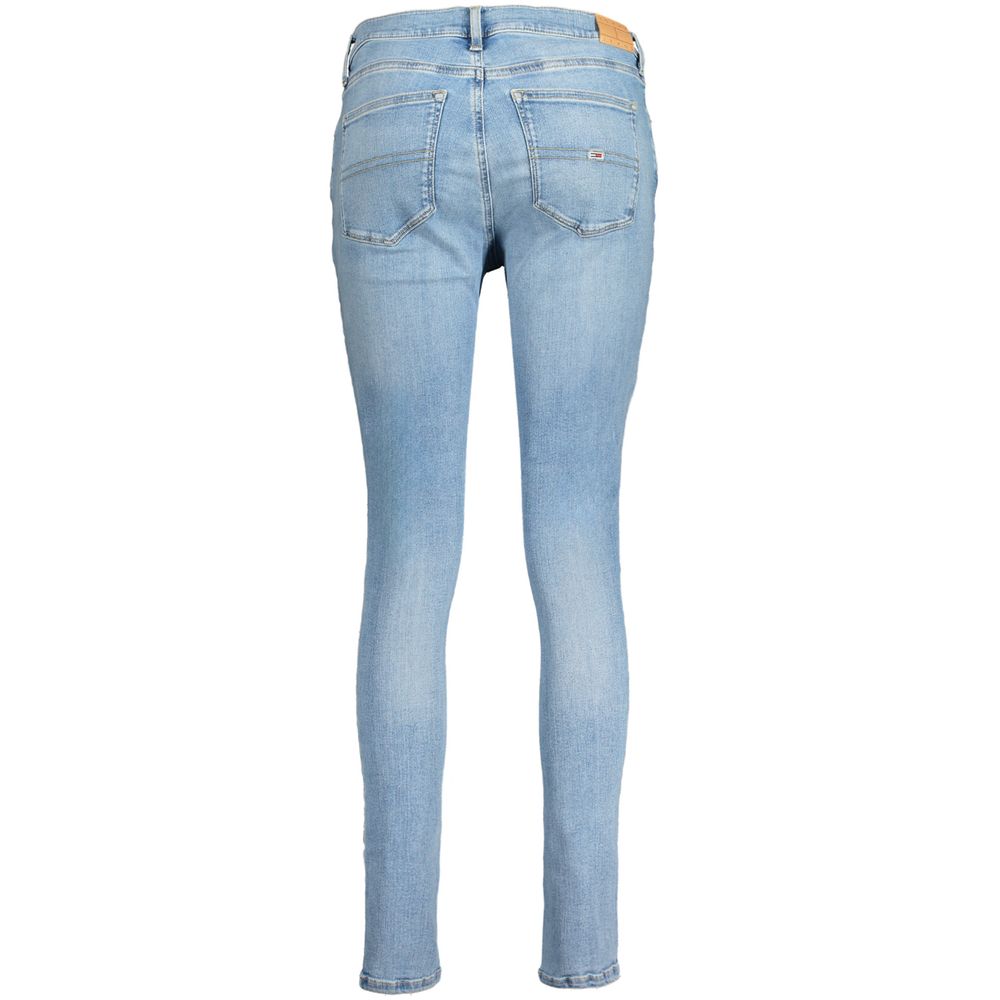 Tommy Hilfiger Azzurro Cotton Women's Skinny Jean - Luxe Nova