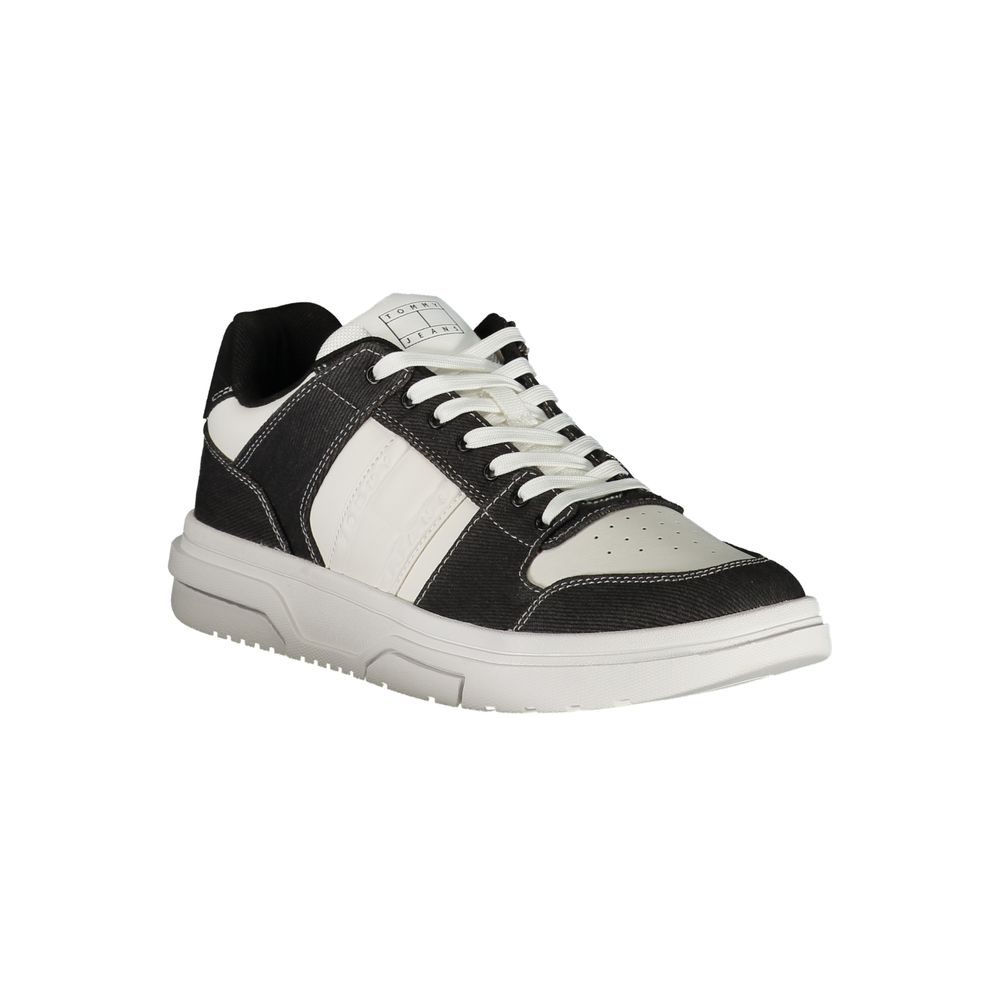 Tommy Hilfiger Nero Polyurethane Men Sneaker - Luxe Nova
