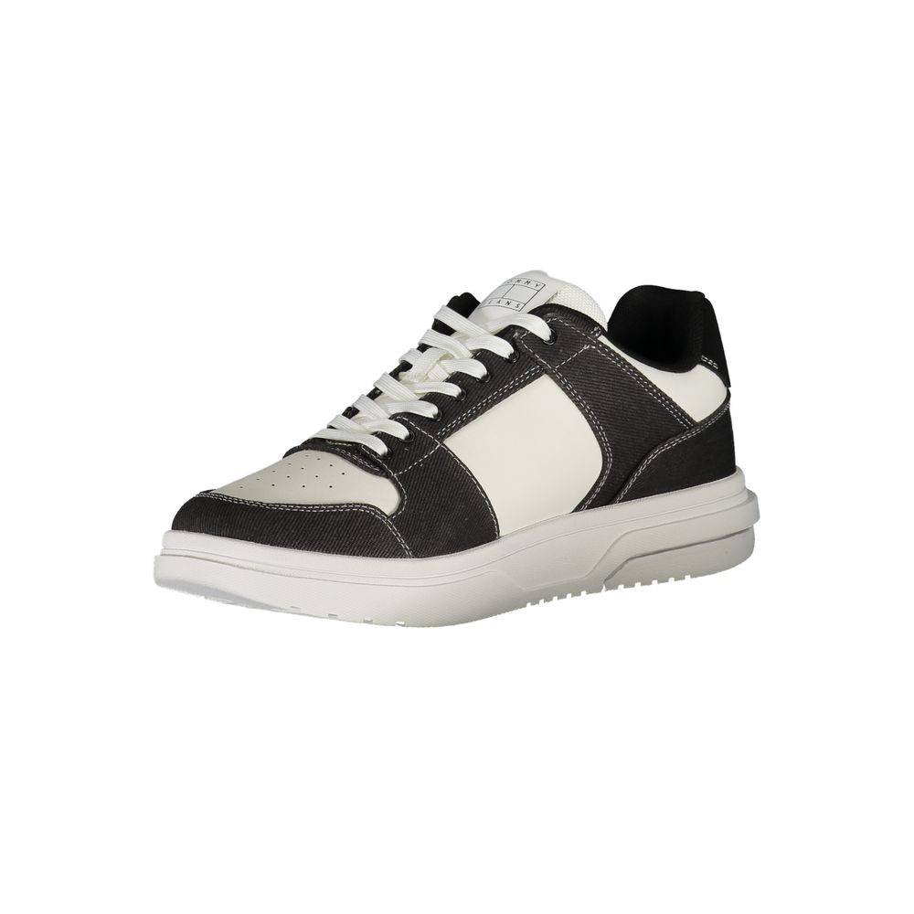 Tommy Hilfiger Nero Polyurethane Men Sneaker - Luxe Nova