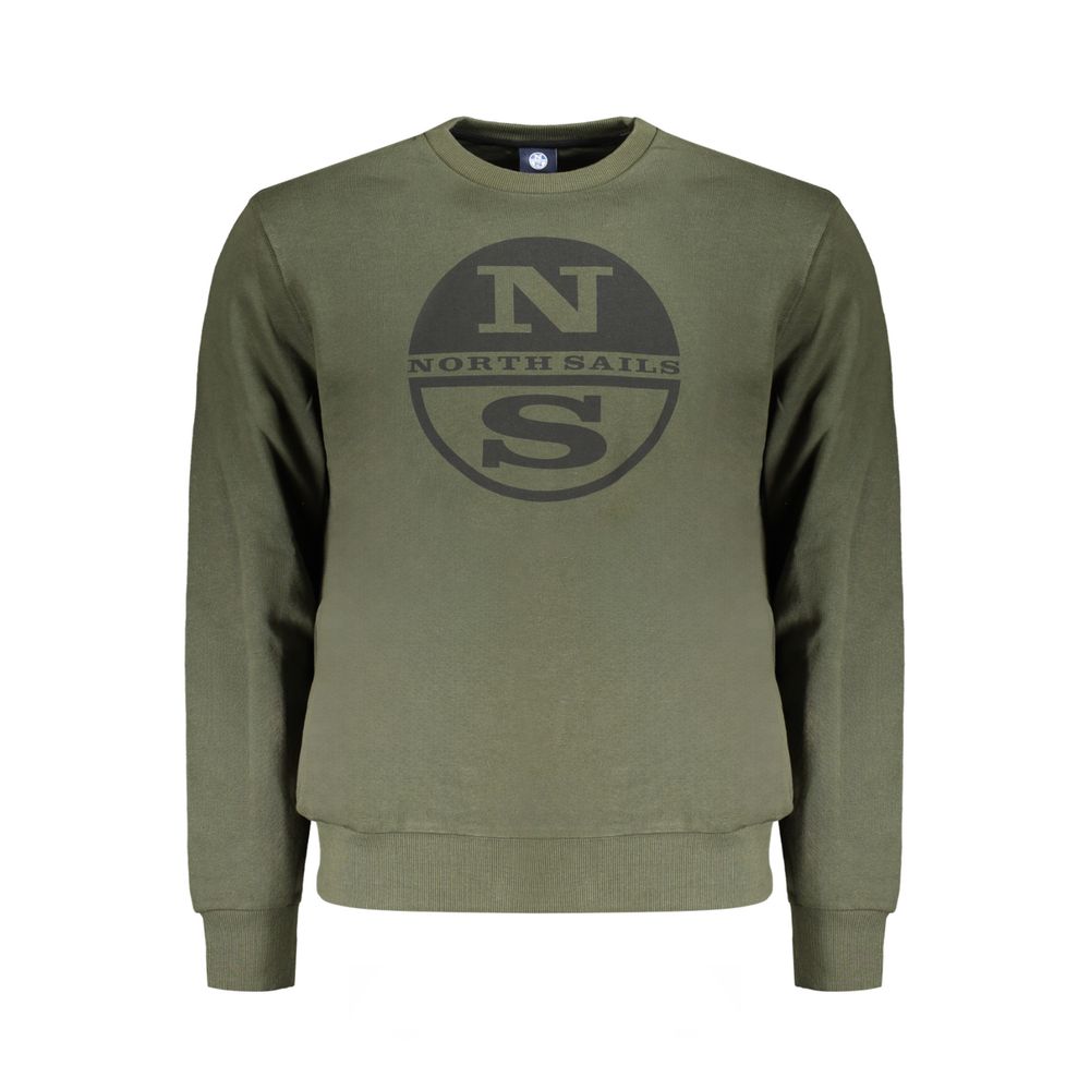 North Sails Verde Cotton Men Sweatshirt - Luxe Nova