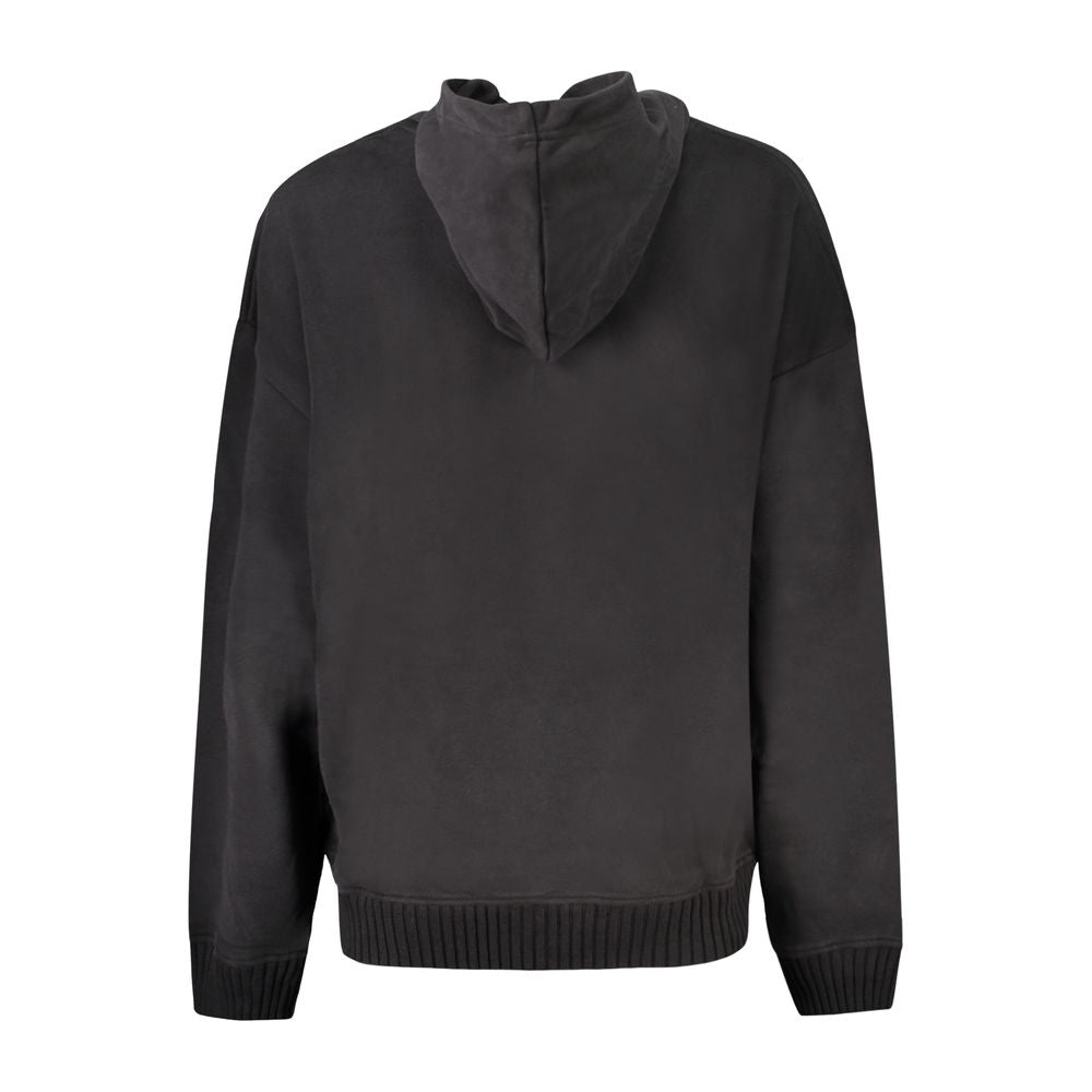 Calvin Klein Black Cotton Women Sweatshirt - Luxe Nova