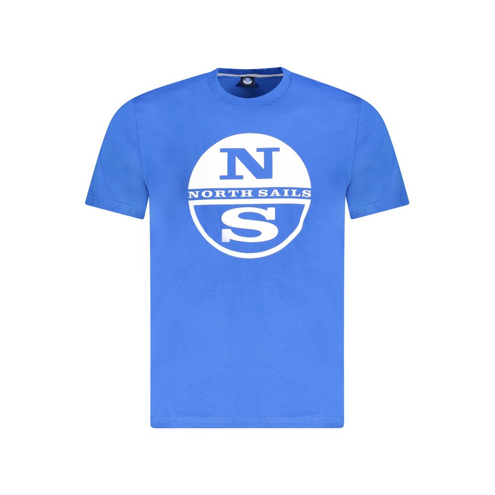 North Sails Blue Cotton Men's T-Shirt - Luxe Nova