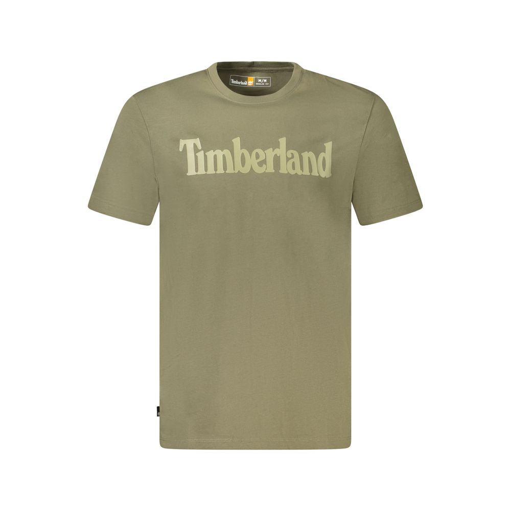 Timberland Green Organic Cotton Men T-Shirt - Luxe Nova