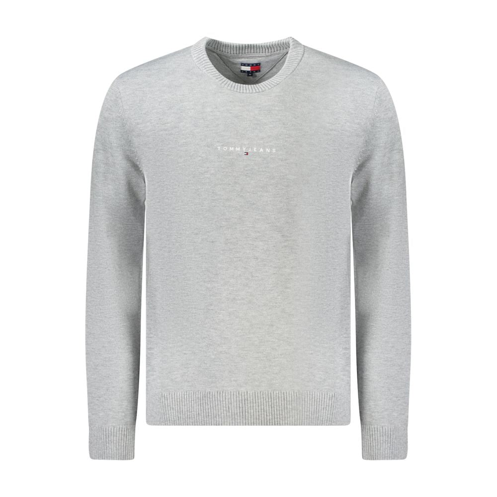 Tommy Hilfiger Grigio Polyester Men's Sweater - Luxe Nova