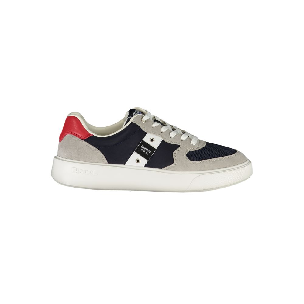 Blauer Blue Polyurethane Men Sneaker - Luxe Nova