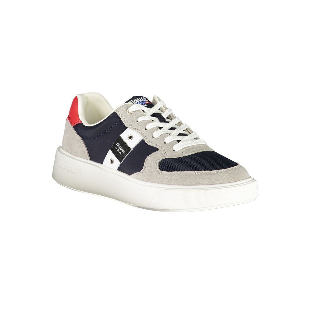 Blauer Blue Polyurethane Men Sneaker - Luxe Nova