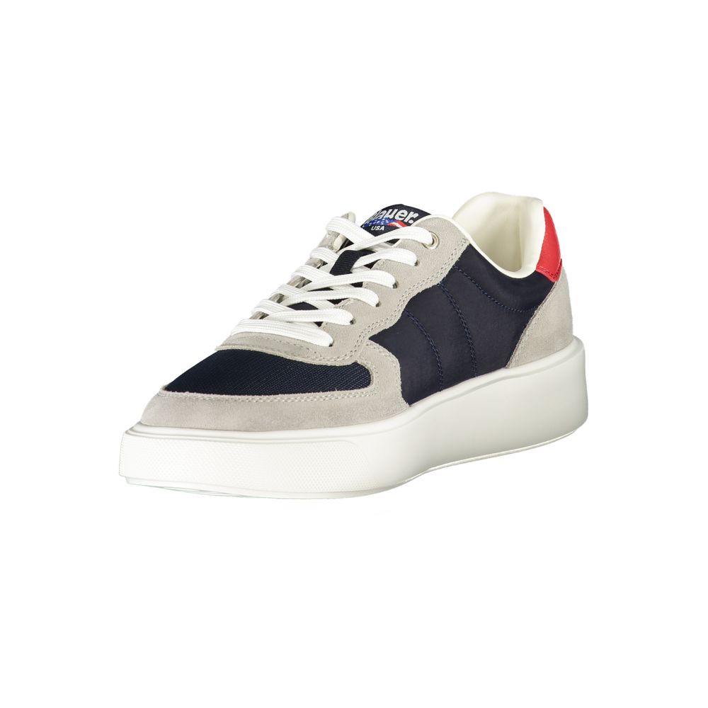 Blauer Blue Polyurethane Men Sneaker - Luxe Nova