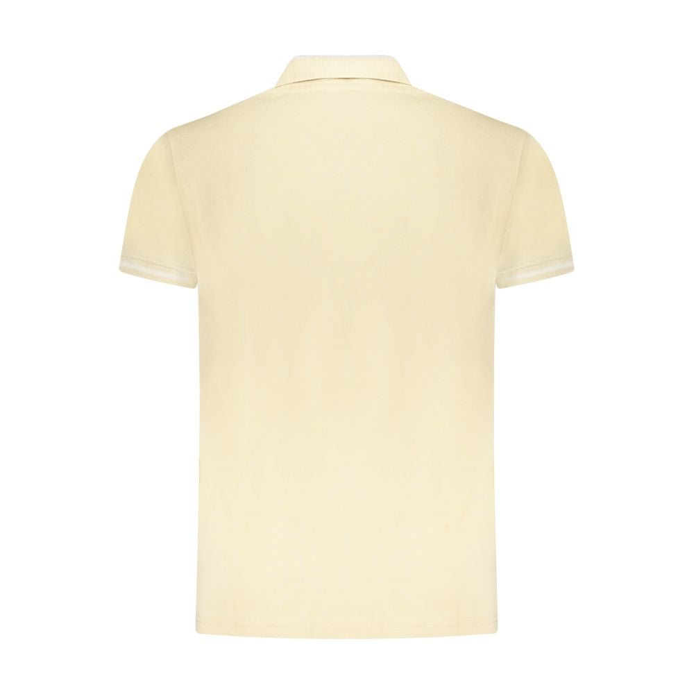 Cavalli Class Beige Cotton Men Polo Shirt - Luxe Nova
