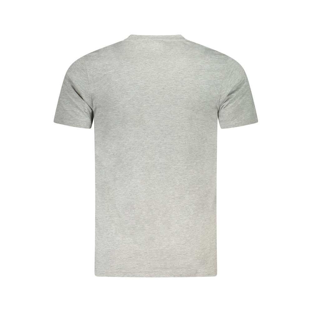 Cavalli Class Grigio Cotton Men T-Shirt - Luxe Nova
