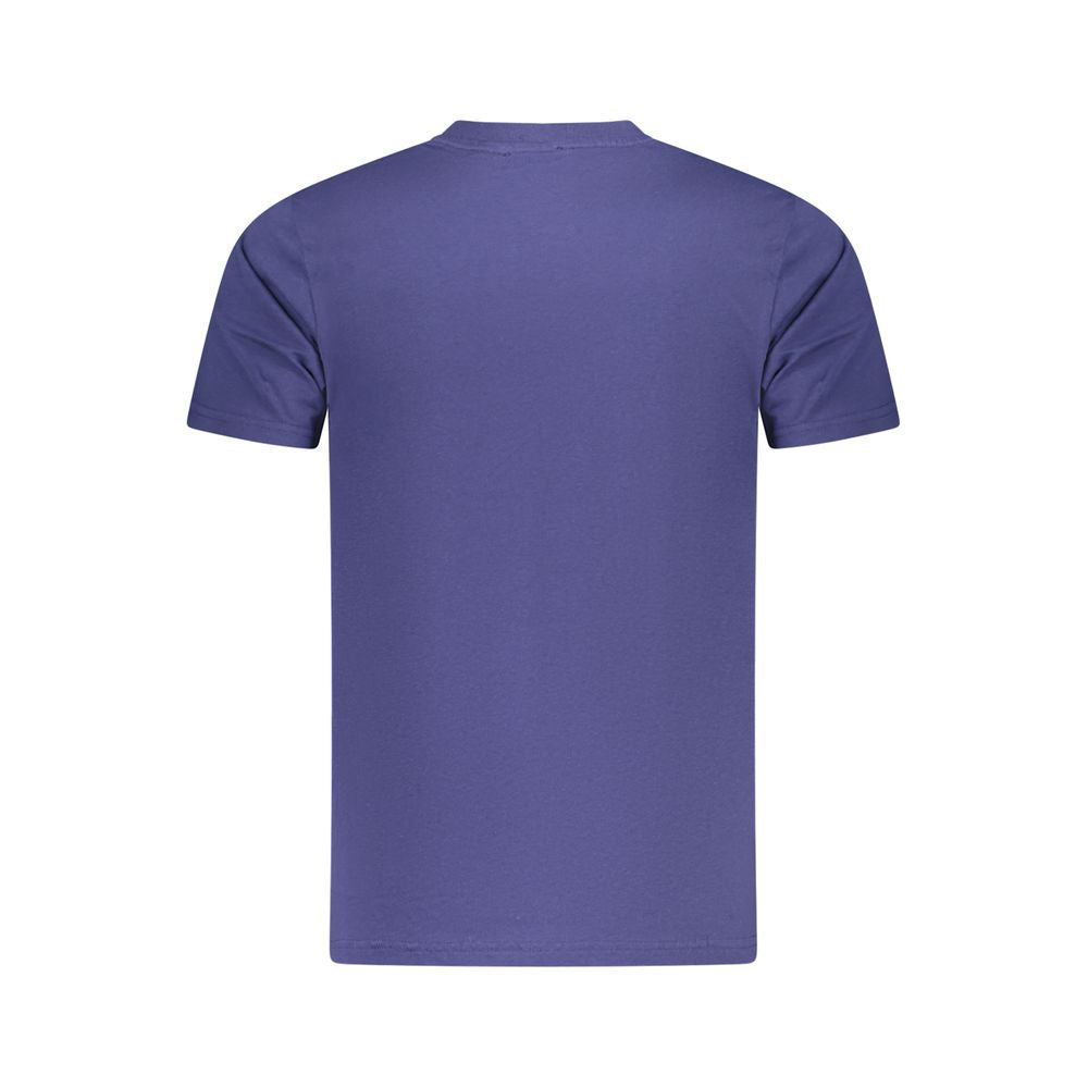 Cavalli Class Blu Cotton Men T-Shirt - Luxe Nova