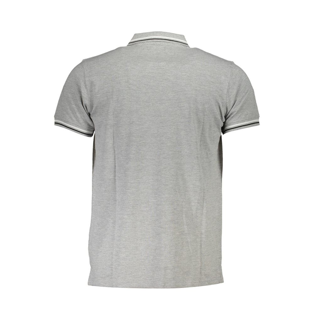 Cavalli Class Grigio Cotton Men Polo - Luxe Nova